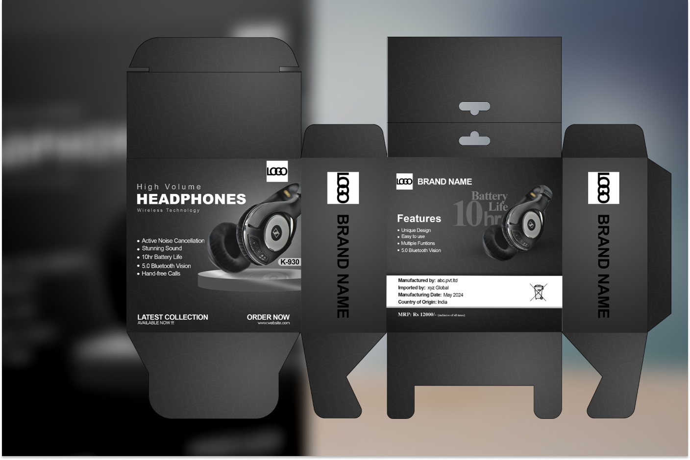 Headphones | Package design